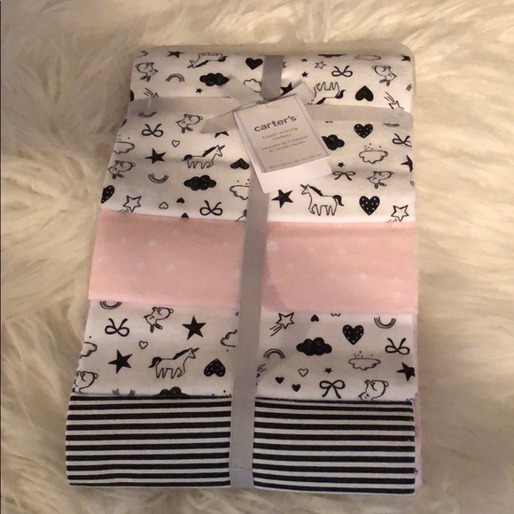 carters receiving blankets girl